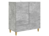 Sideboard Concrete Grey 66 x 34.5 x 95 cm Engineered Wood 894668