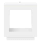 Side Table White 60 x 40 x 65 cm Engineered Wood 899895