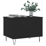 Coffee Table Black 60x44.5x45 cm Engineered Wood 830949