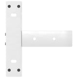 Console Table Legs T-Shaped 2 pcs White 25x28x cm Steel 4013041
