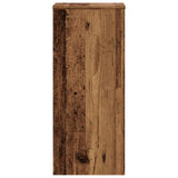 Plant Stands 2 pcs Old Wood 30x30x70 cm Engineered wood 852931