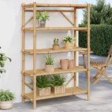 5-Layer Shelf 100x40x150 cm Bamboo 366459