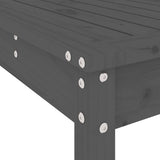5 Piece Garden Bar Set Grey Solid Wood Pine 3157807