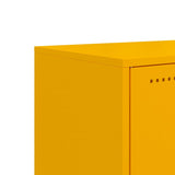 TV Cabinet Mustard Yellow 68.5x39x60.5 cm Steel 846473