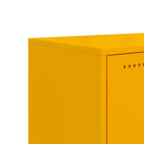 TV Cabinet Mustard Yellow 100.5x39x60.5 cm Steel 846479