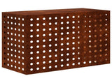Air Conditioner Cover Rusty 110 x 50 x 80 cm Weathering Steel 8014142