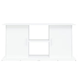 Aquarium Stand White 121x41x58 cm Engineered Wood 833615