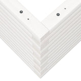 Garden Planter White 70x40x45.5 cm Solid Wood Pine 847264