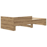 Bed Frame with Headboard Artisan Oak 80 x 200 cm 8009042