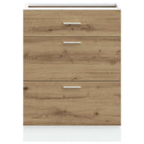 Kitchen Base Cabinet Lyon Artisan Oak Engineered Wood 854258