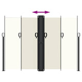 Retractable Side Awning Cream 180x1000 cm 4004745