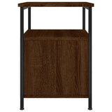Bedside Cabinets 2 pcs Brown Oak 34x35.5x50 cm Engineered Wood 826022