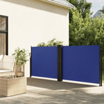 Retractable Side Awning Blue 120x1200 cm 4004791