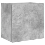 TV Wall Cabinets 2 pcs Concrete Grey 40.5x30x40 cm Engineered Wood 836903