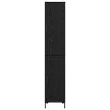 Highboard Black Oak 34.5 x 34 x 180 cm Engineered Wood 3416217