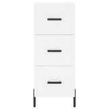 Highboard White 34,5x34x180 cm Engineered Wood 3198857