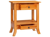 Console Table Natural 50.5 x 30 x 75.5 cm Solid Mahogany Wood 42009937