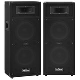 Professional Passive Hifi Stage Speakers 2 pcs 1000 W Black 70102