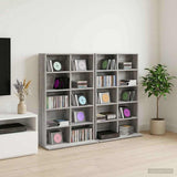 CD Cabinet 2 pcs Grey Sonoma 65 x 23.5 x 97.5 cm 8012685