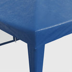 Party Tent with 12 Mesh Sidewalls Blue 8x4 m HDPE 4010072