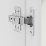 Kitchen Wall Cabinet with Glass Door Porto White 854087