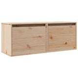 Wall Cabinets 2 pcs 45x30x35 cm Solid Pinewood 813436