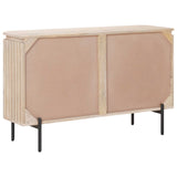 Sideboard 105 x 30 x 65 cm Solid Mango Wood and Engineered Wood 42020112