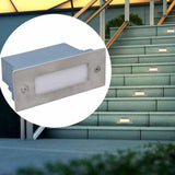 LED Recessed Stair Lights 12 pcs 44x111x56 mm 272496