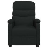 Recliner Chair Black Fabric 342702