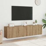 TV Cabinets Wall-mounted 2 pcs Artisian Oak 80x30x41 cm 857669
