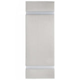 Outdoor Wall Lights 2 pcs 35 W Silver Rectangular 45651