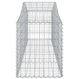 Arched Gabion Basket 200x50x60/80 cm Galvanised Iron 153393