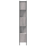 ZNTS Bookcase Grey Sonoma 72x28x172 cm Engineered Wood 3213655