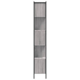 ZNTS Bookcase Grey Sonoma 72x28x172 cm Engineered Wood 3213655