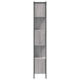 Bookcase Grey Sonoma 72x28x172 cm Engineered Wood 3213655