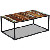 Coffee Table Solid Reclaimed Wood 100x60x40 cm 243336