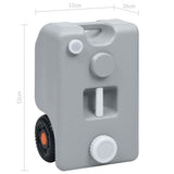 Wheeled Water Tank for Camping 25 L Grey 30132