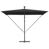 Umbrella Black 294 x 200 x 270 cm Polyester and Aluminium 42003395