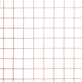 Chicken Wire Fence Steel with PVC Coating 25x1.5 m Red 143680