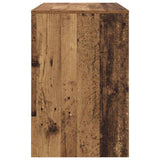 Desk with Shelf Old Wood 102 x 50 x 75 cm Engineered Wood 869544