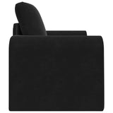 Folding Sofa Bed Black 98 x 71 x 83 cm Velvet 42030505