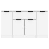 Sideboards 3 pcs White Engineered Wood 3115828