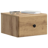 Wall-Mounted Bedside Cabinet 2 pcs Artisan Oak Engineered Wood 899124