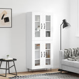 Highboard White 69.5x34x180 cm Engineered Wood 3198305