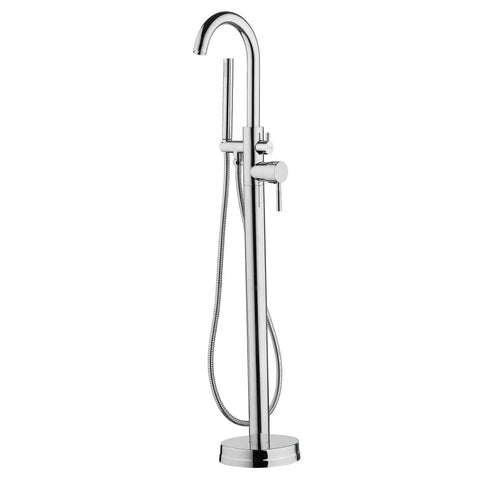ZNTS SCHÜTTE Bath Shower Mixer Tap with Shower Set CORNWALL Chrome 425799