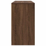 Desk Brown Oak 120x42x76 cm Engineered Wood 861820
