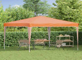 Pop-up Party Tent 288 x 288 x 245 cm Orange Oxford Fabric 42019756