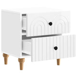 Bedside Cabinet with Drawer High Gloss White 43 x 34.5 x 48 cm 894073