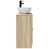 Bathroom Vanity with Sink Sonoma Oak 54 x 35 x 83 cm 890116