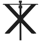 Dining Table Leg Spider Shape Black 85x85x cm Steel 4013120